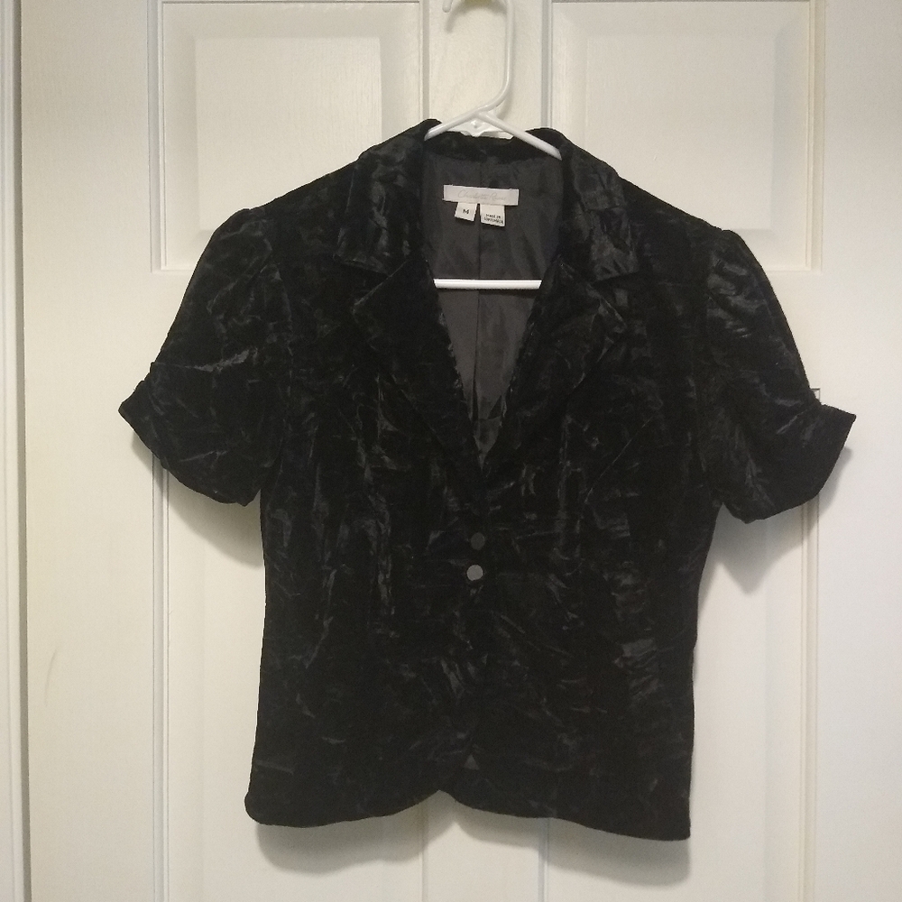 Charlotte Russe Velvet Blazer